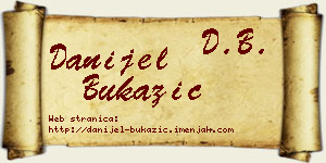 Danijel Bukazić vizit kartica
